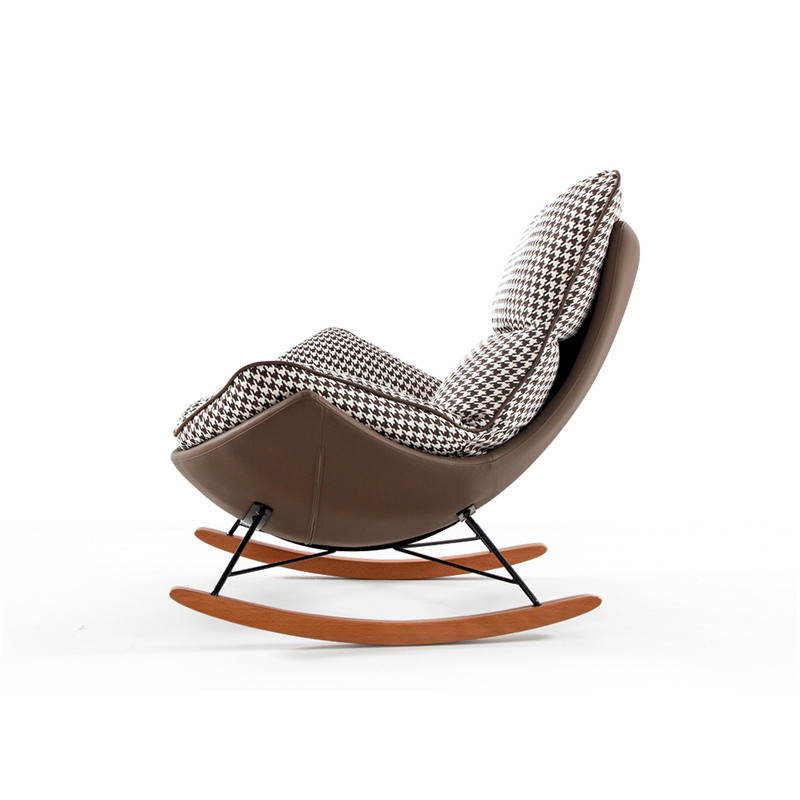 Swallow Brid mobles de deseño sofá cadeira de mecedora individual de luxo (2)