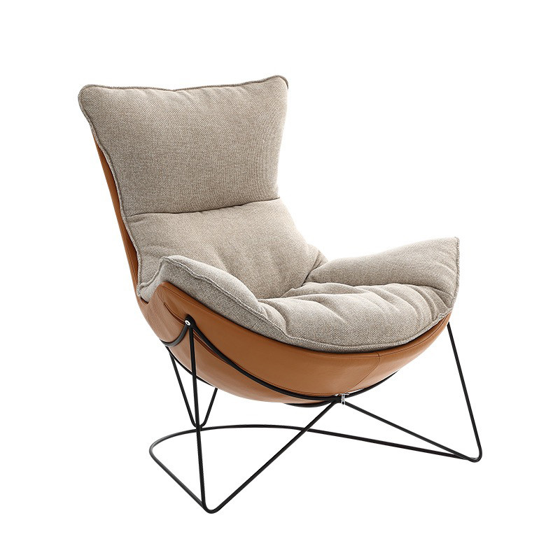 Desain ruang tamu furniture sofa mewah kursi goyang tunggal (4)