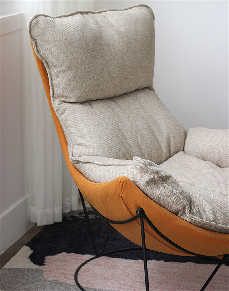 Desain ruang tamu furniture sofa mewah kursi goyang tunggal (6)