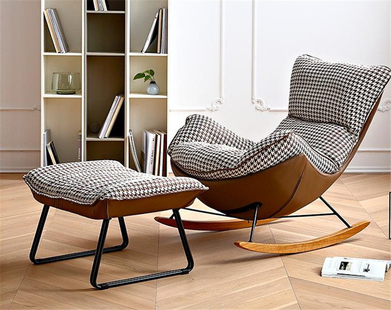 Swallow brid design furniture sofa luxury single rocking lounge chair (2)