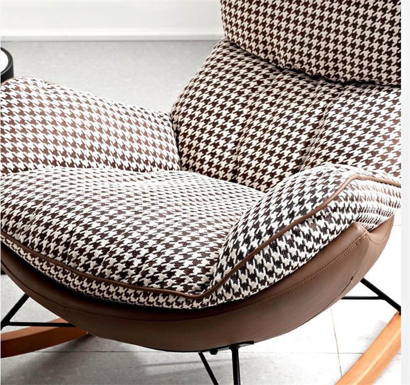 Swallow brid design furniture sofa luxury single rocking lounge chair (5)