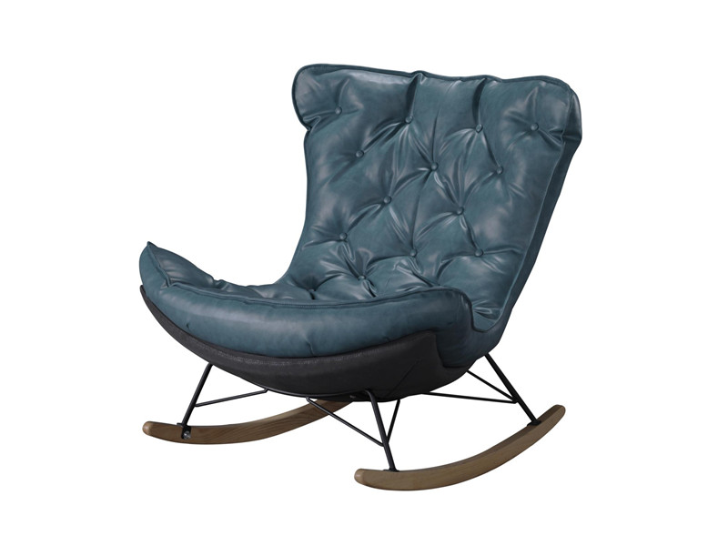 living room design furniture sofa luxury single rocking lounge chair